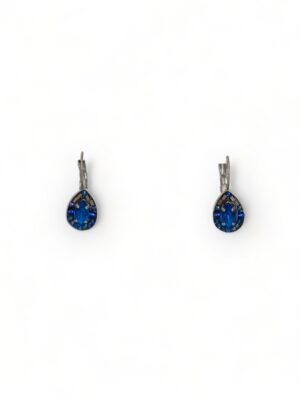 Blue teardrop dangles