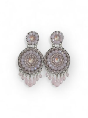 Soft pink Swarovski crystal chandeliers large