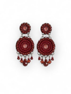 Burgundy Swarovski crystal chandeliers