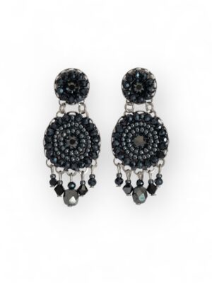 Black crystal chandeliers