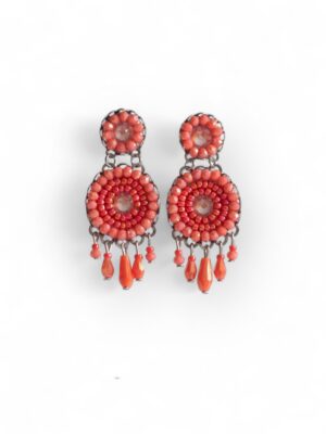 Coral crystal chandeliers