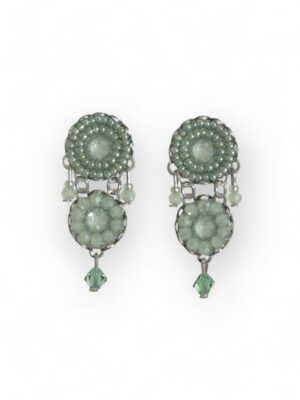 Sea green crystal chandeliers