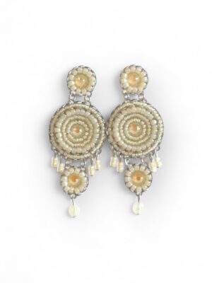 Soft yellow crystal chandeliers