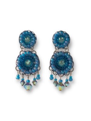 Sea blue crystal chandeliers V1