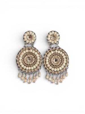 Champagne beige crystal chandeliers