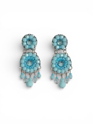 Blue crystal chandeliers (S)