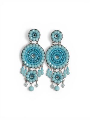 3-Tier Blue crystal chandeliers