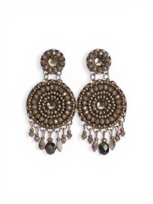 Metallic crystal chandeliers (L)