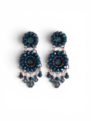 Navy crystal chandeliers (S)