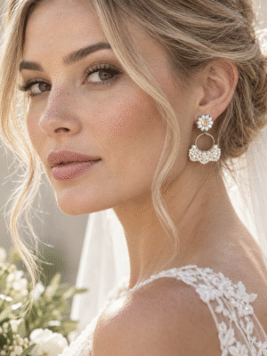 Olivia beaded hoops