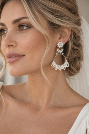 Grace beaded hoops
