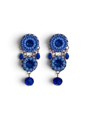 KJE-540 2-Tier Shades-of-blue crystal chandeliers